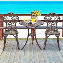 Load image into Gallery viewer, 3 Pcs Cast Aluminum Bistro Set
