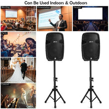 Load image into Gallery viewer, 12&quot; Dual 2-Way 1600 W Powered PA Speaker System

