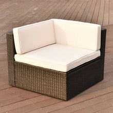 Load image into Gallery viewer, 4 Pcs Patio Rattan Wicker Furniture Set
