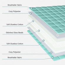 Load image into Gallery viewer, 60&quot;x80&quot; 15 lbs 3 Piece Heavy Weighted Blanket Set with Hot and Cold Duvet Covers-Green
