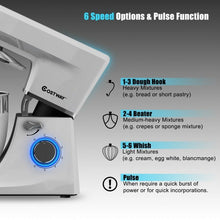 Load image into Gallery viewer, 7.5 Qt Tilt-Head Stand Mixer with Dough Hook-Silver
