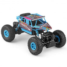 Load image into Gallery viewer, 1:18 2.4 G 4 WD RC Off-Road Radio Remote Control Racing Car-Blue
