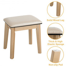 Load image into Gallery viewer, Makeup Vanity Table Set 3 Color Lighting Dressing Table-Black
