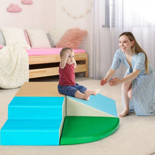 Load image into Gallery viewer, 4-Piece Indoor Toddler Playtime Corner Climber Play Set-Blue
