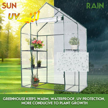 Load image into Gallery viewer, Portable Outdoor 4 Shelves Greenhouse
