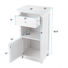 Load image into Gallery viewer, Bathroom Floor Storage Drawer Cabinet Cupboard with Door
