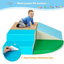 Load image into Gallery viewer, 4-Piece Indoor Toddler Playtime Corner Climber Play Set-Blue

