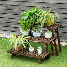 Load image into Gallery viewer, 3 Tier Step Design Plant Shelf Rack
