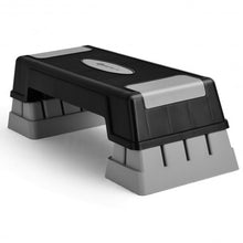 Load image into Gallery viewer, Aerobic Exercise Stepper Trainer with Adjustable Height 5&quot;- 7&quot;- 9&quot;-Gray
