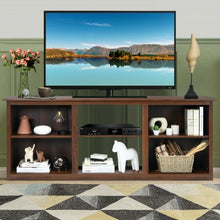 Load image into Gallery viewer, 2-Tier Entertainment Media Console TV Stand-Walnut
