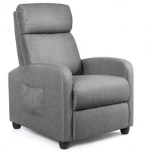 Load image into Gallery viewer, PU Leather Massage Recliner Chair with Footrest-Gray
