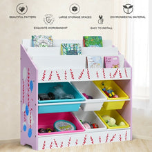 Load image into Gallery viewer, Kids Toy Storage Organizer Children Storage Bins &amp; Book Sleeves
