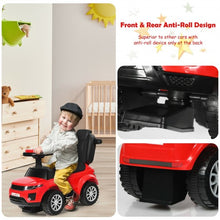 Load image into Gallery viewer, Honey Joy 3 in 1 Ride on Push Car Toddler Stroller Sliding Car with Music-Red

