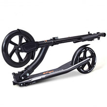 Load image into Gallery viewer, Adjustable Foldable Aluminum Kids Kick Scooter w/ Shoulder Strap-Black
