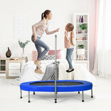 Load image into Gallery viewer, Foldable Double Mini Kids Fitness Rebounder Trampoline-Blue
