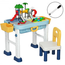 Load image into Gallery viewer, 6 in 1 Kids Activity Table Set with Chair
