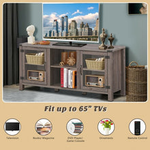 Load image into Gallery viewer, TV Stand Entertainment Center for TV&#39;s with Storage Cabinets-Taupe
