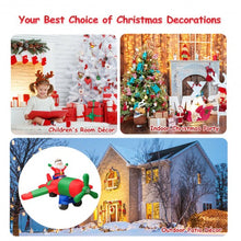 Load image into Gallery viewer, 8Ft LED Blow Up Christmas Santa Claus with Flying Airplane
