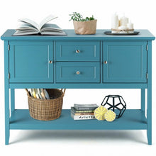 Load image into Gallery viewer, Wooden Sideboard Buffet Console Table-Blue

