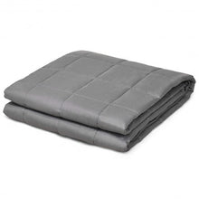 Load image into Gallery viewer, 17 lbs Weighted 100% Cotton Blankets-Gray
