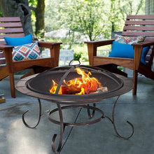 Load image into Gallery viewer, 30&quot; Outdoor Fire Pit BBQ Camping Firepit Heater
