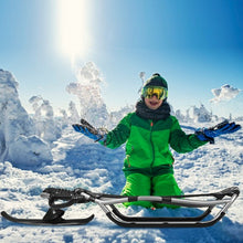 Load image into Gallery viewer, Snow Racer Sled with Textured Grip Handles and Mesh Seat
