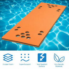 Load image into Gallery viewer, 5.5&#39; x 23.5&quot; 3-Layer Multi-Purpose Floating Beer Pong Table-Orange
