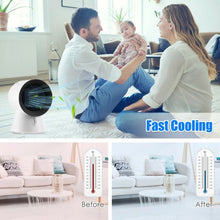 Load image into Gallery viewer, 1500 W Portable Mini Electric Desktop Fan heater-White
