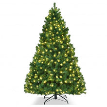 Load image into Gallery viewer, 7.5&#39; PVC Artificial Christmas Tree with LED Lights-7.5&#39;
