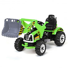 Load image into Gallery viewer, 12 V Battery Powered Kids Ride on Dumper Truck-Green
