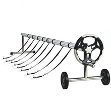 Load image into Gallery viewer, 18 Ft Solar Aluminum Pool Cover Reel Set
