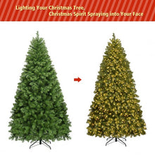 Load image into Gallery viewer, Pre-Lit Artificial PVC Christmas Tree with LED Lights &amp; Stand-7&#39;
