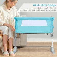 Load image into Gallery viewer, Travel Portable Baby Bed Side Sleeper  Bassinet Crib with Carrying Bag-Green
