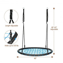 Load image into Gallery viewer, 40'' Spider Web Tree Swing Set-Blue
