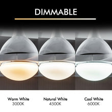 Load image into Gallery viewer, Modern 48&quot; Ceiling Fan w/ Dimmable LED Light &amp; Remote Control Reversible Blades
