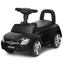 Load image into Gallery viewer, Mercedes Benz Licensed Kids Ride On Push Car-Black
