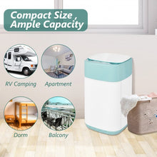 Load image into Gallery viewer, 8lbs Portable Fully Automatic Washing Machine with Drain Pump-Green
