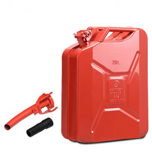 Load image into Gallery viewer, 5 Gallon Steel Gas 20 L Jerry Fuel Can-Red
