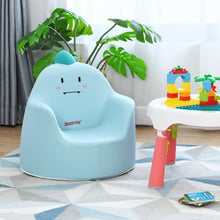 Load image into Gallery viewer, Kids Cartoon Sofa Seat Toddler Children Armchair Couch-Blue
