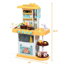 Load image into Gallery viewer, Kitchen Playset with Realistic Lights &amp; Sounds-Yellow
