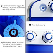 Load image into Gallery viewer, Mini Electric Compact Portable Durable Laundry Washing Machine Washer
