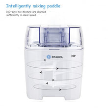Load image into Gallery viewer, 1.6 Quart Automatic Ice Cream Maker Freezer Dessert Machine-White
