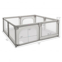 Load image into Gallery viewer, Baby Playpen Extra Large Kids Activity Center Safety Play-Gray
