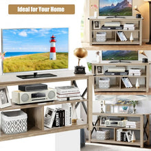 Load image into Gallery viewer, Modern Farmhouse TV Stand Entertainment Center for TV&#39;s up to 55&quot; w/Open Shelves
