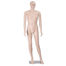 Load image into Gallery viewer, Male Mannequin Plastic Realistic Display Head with Base
