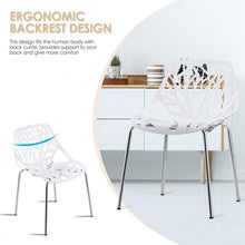 Load image into Gallery viewer, Set Of 6 Accent Armless Plastic Dining Side Chairs
