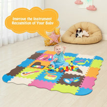 Load image into Gallery viewer, 125 Pieces Baby Foam Interlocking Play Mat with Fence Instruments Styles
