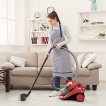 Load image into Gallery viewer, Bagless Cord Rewind Canister Vacuum Cleaner w/ Washable Filter
