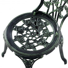 Load image into Gallery viewer, Cast Aluminum Bistro Rose Furniture Set
