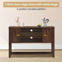 Load image into Gallery viewer, TV Storage Cabinets with Bottom Shelf-Brown
